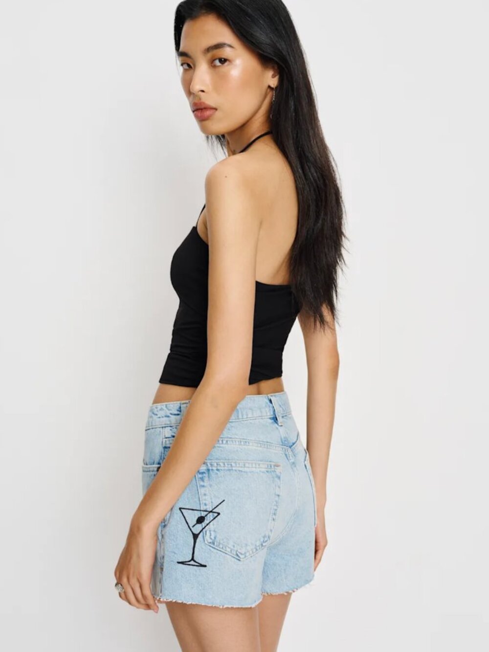 Reformation Sutton Low Rise 2.5” Slouchy Jean Shorts